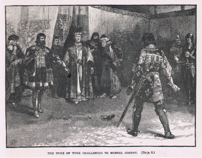 The Duke of York challenged to mortal combat 1451 by Henry Marriott Paget
